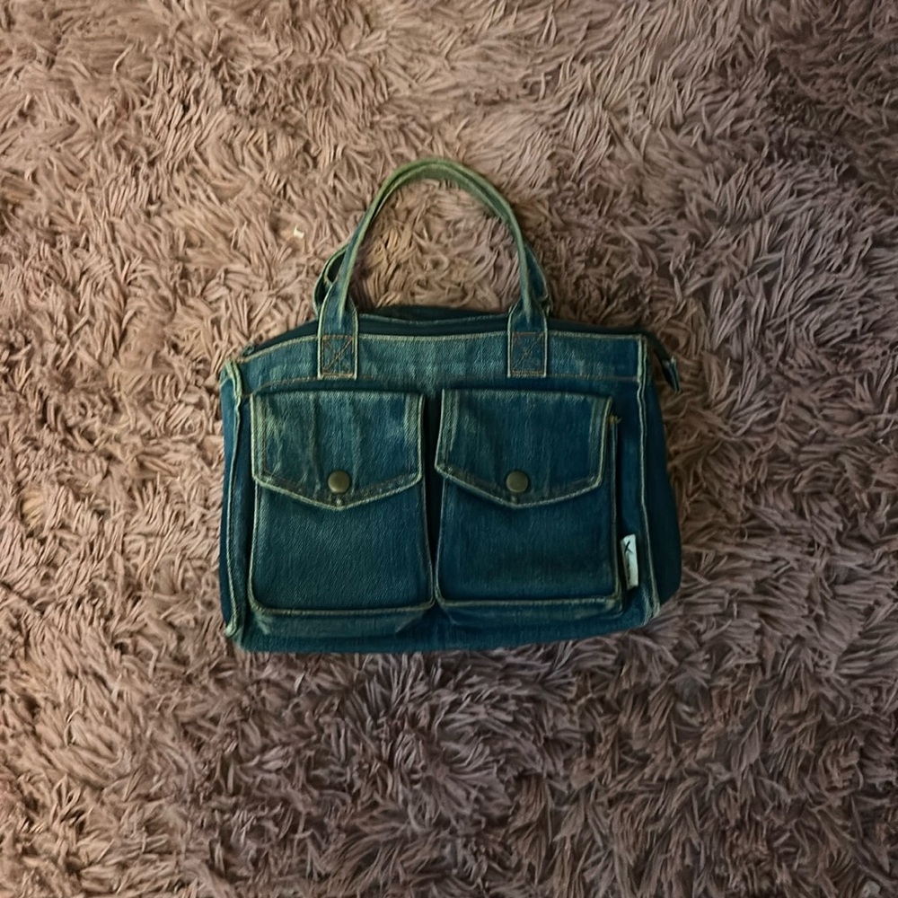 Hand Bag Jeans Blue